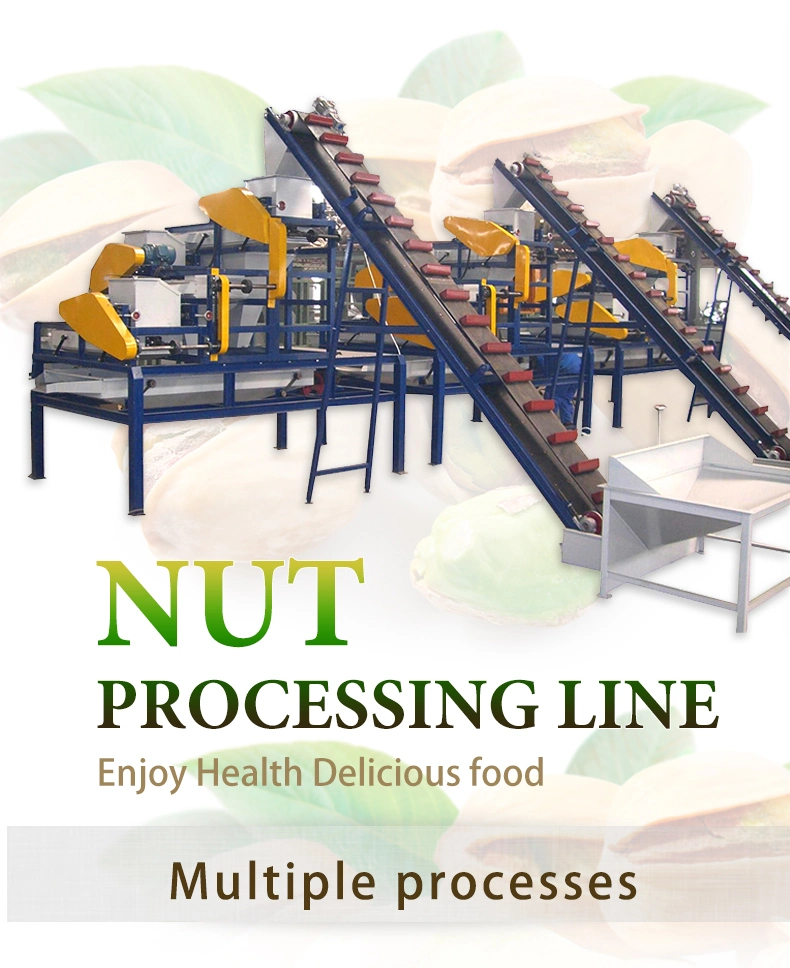 200 Kg/H-400kg/H Walnut Cashew Pistachio Macadamia Nuts Nuts Processing Machines