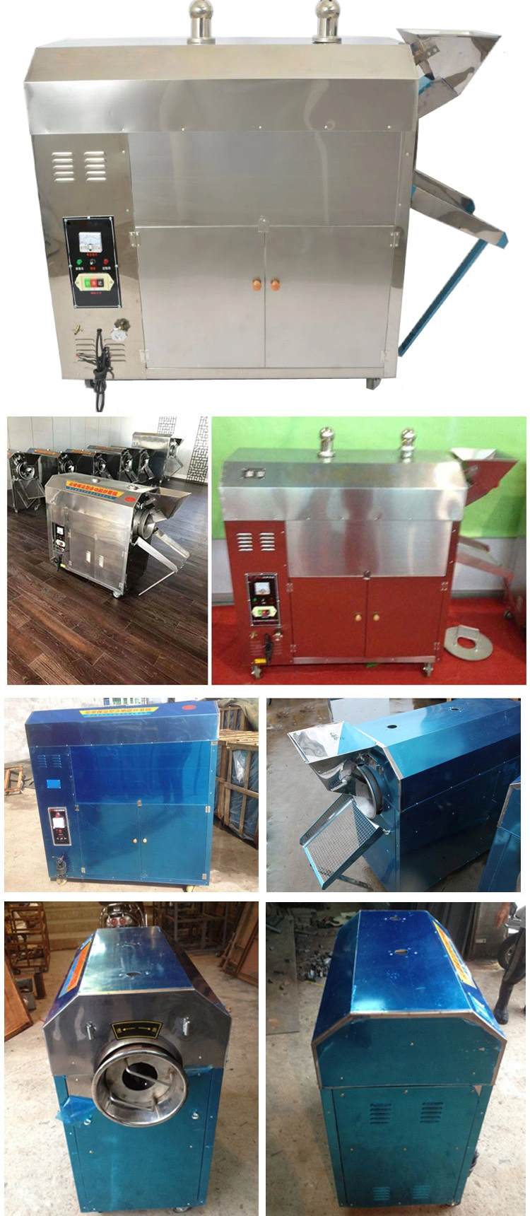 Best Price Chili Soyabean Sesame Corn Coffee Cocoa Bean Nut Peanut Roasting Machine