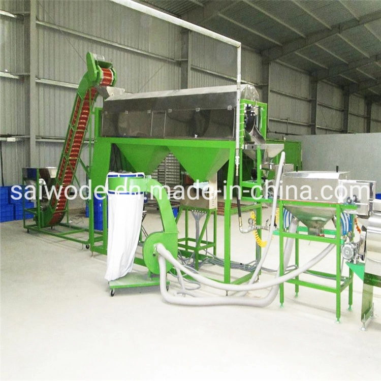 500kg/H Automatic Cashew Nut Sheeling Roasting Production Processing Line with Factory Price