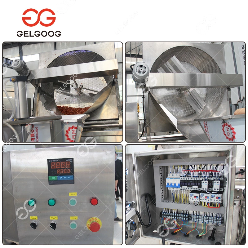 High Capacity Continuos Chiacchiere Angel Wings Pastry Frying Machine