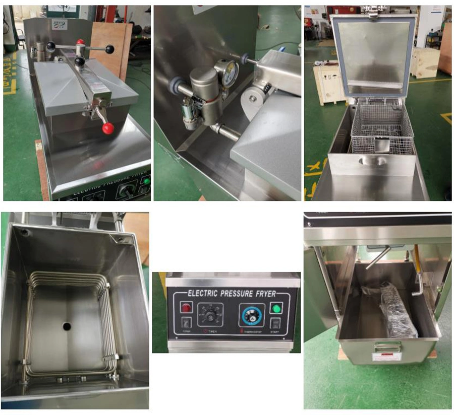 Automatic Kitchen Equipment Commercial Gas Frying Machine for Potato Chips Nuts Beans