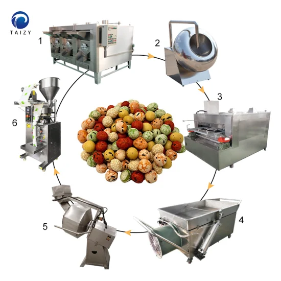 Prix ​​​​de la machine de revêtement d'arachide de machine de torréfaction d'arachide enrobée de sucre automatique