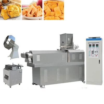 Fry Snacks Pellet Corn Fried Bugles Chips Making Machine Ligne de production