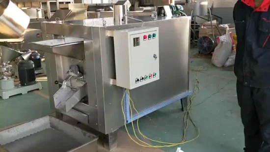 Machine de torréfaction de noix de macadamia de pois chiches de haricot de cacao de meilleure vente