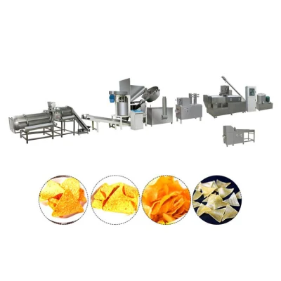 Extrudeuse soufflante entièrement automatique Fried Bugles Chips Snack Corn Puffs Making Machine Ligne de production